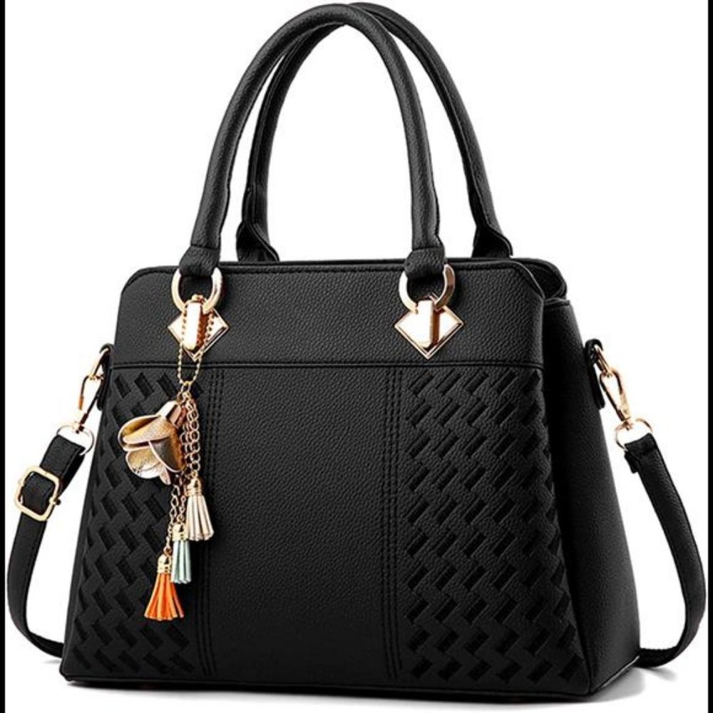 Designer Handbags and Purses for Women Satchel Tote PU Leather Shoulder Bags